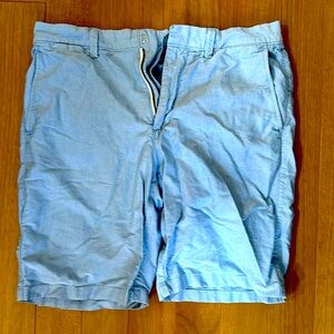 J Crew sky blue shorts - size 32” waist, 10.5” length